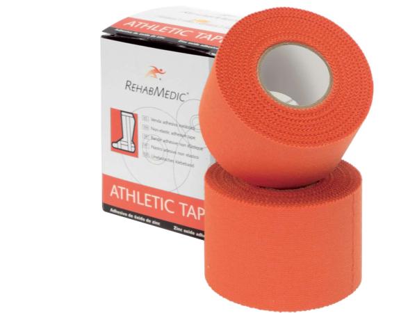 Oelastisk Självhäftande tejp 3,8 cm x 10 m från RehabMedic (Orange - 2 st.) - 1 av 1