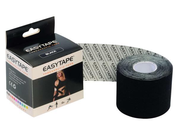 Kinesiologi tejp 5 cm x 4,5 m från EasyTape (Svart) - 1 av 10