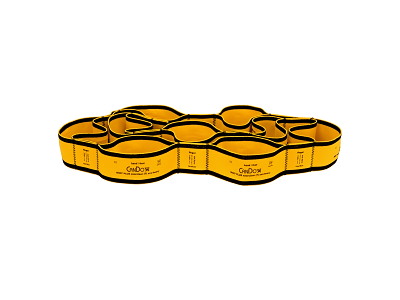 CanDo Multi-Grip Exerciser Plus, 183 cm, 9 loopar, guld 