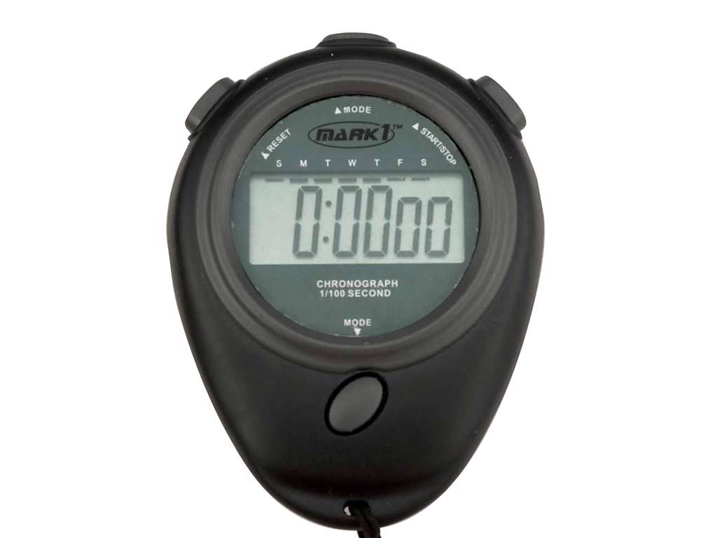 Digitalt tidtagarur med stor LCD-Skärm.