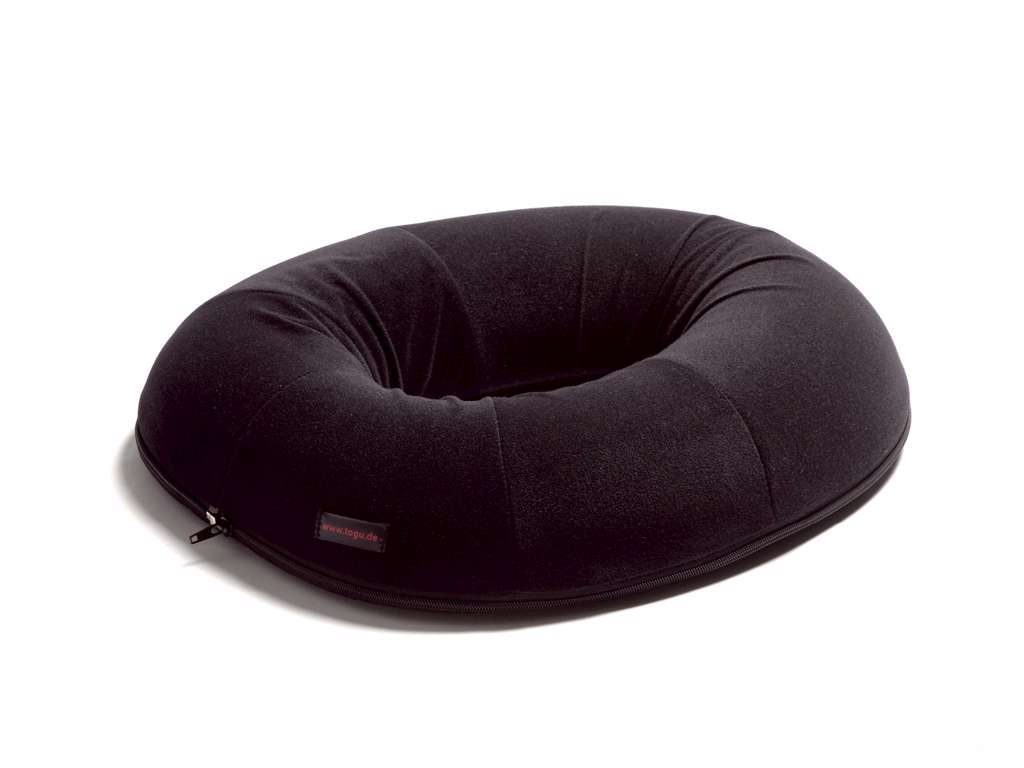 TOGU Airgo Sit-Ring med svart kuddöverdrag.