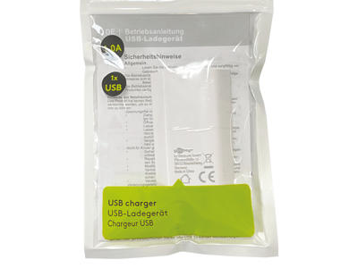 230 V til USB lader 1000 mA