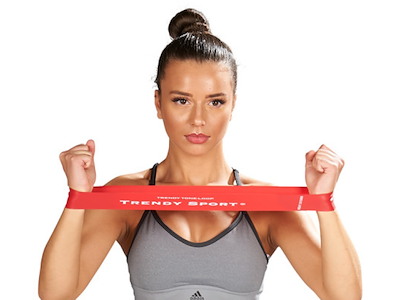 Träningsgummiband Tone Loops från Trendy Sport - 5 x 30 cm