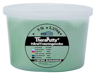 TheraPutty - Medium - Ljusgrön - 2,23 Kg/5 lb (Hårdhed 4/6) 