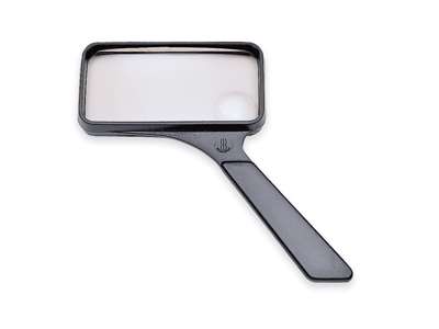 Förstoringsglas med vinklat handtag