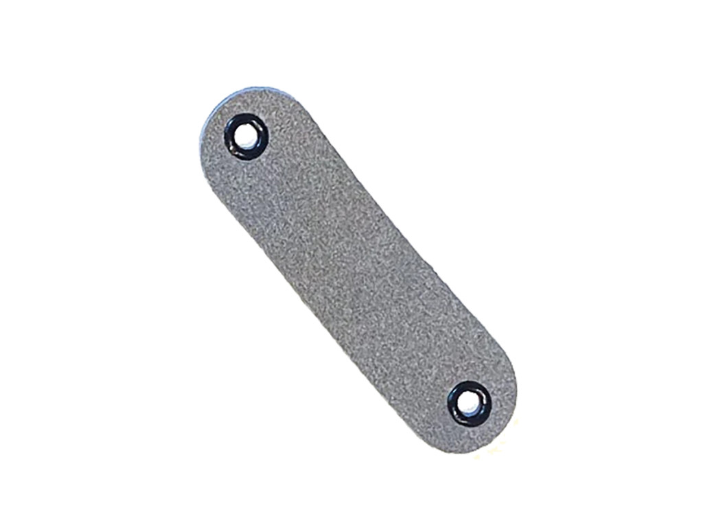 Fingerslingor i Mocka Imitation med hål, 2,2x7,6 cm - 10 styck