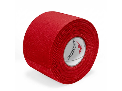 Oelastisk Sport Tejp, 3.8 cm x 10 m, Röd (2 st)