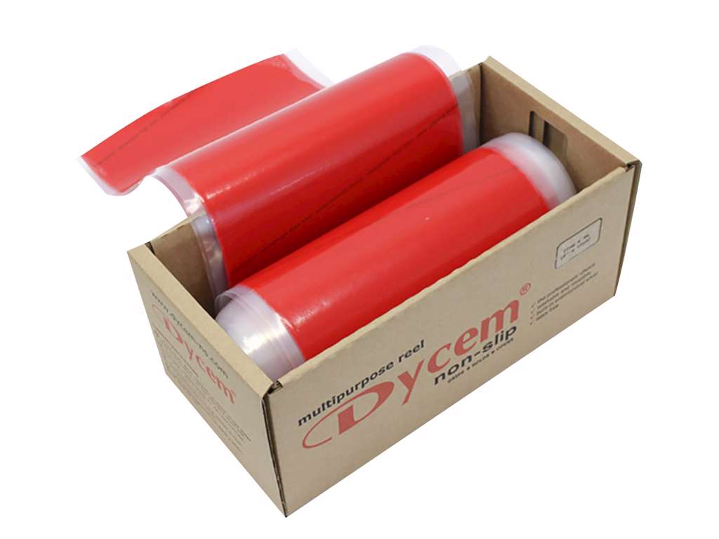 Dycem matta på rulle, 41 cm bred, 9,1 m lång, röd.