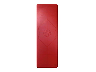 Premium yogamatta 180x60x0,3 cm i röd från Trendy Sport