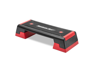 Reebok Stepbänk i Svart/Röd 90 x 35 cm