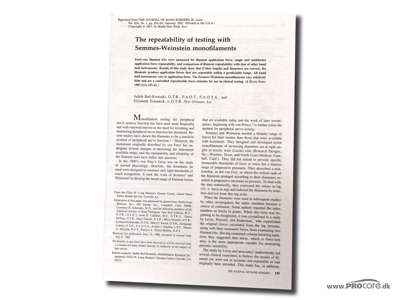 Fri artikelutskrift om Semmes-Weinstein Monofilaments.