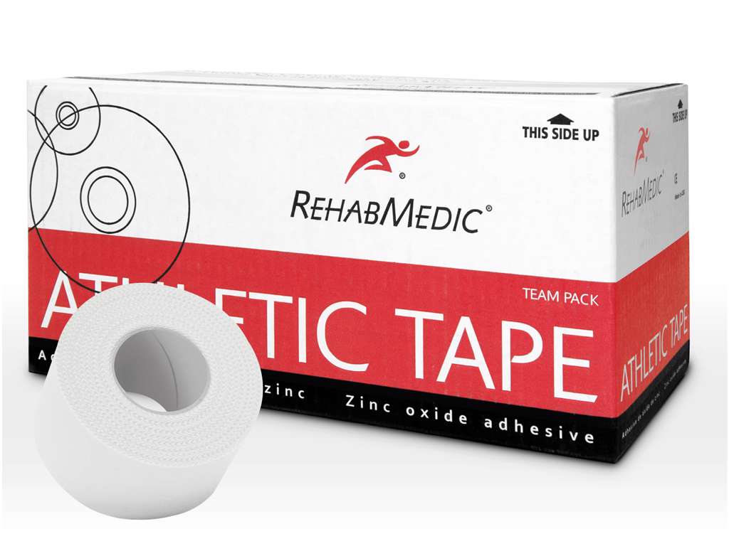  Icke Elastisk Sport Tejp, 5 cm x 10 m, Vit, (24 st).